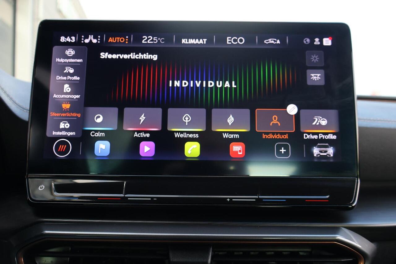 Cupra Formentor 1.4 VZ Copper Edition 245PK | 1e Eigenaar | Dealer Onderh. | BTW | Cupra knop | Sfeer | 1 Laadkabel | Donkere Hemel | Matrix Led | Stuur+Stoelverwarming | Camera | Carplay | Ad Cruise | Climate Control | Elek Klep |