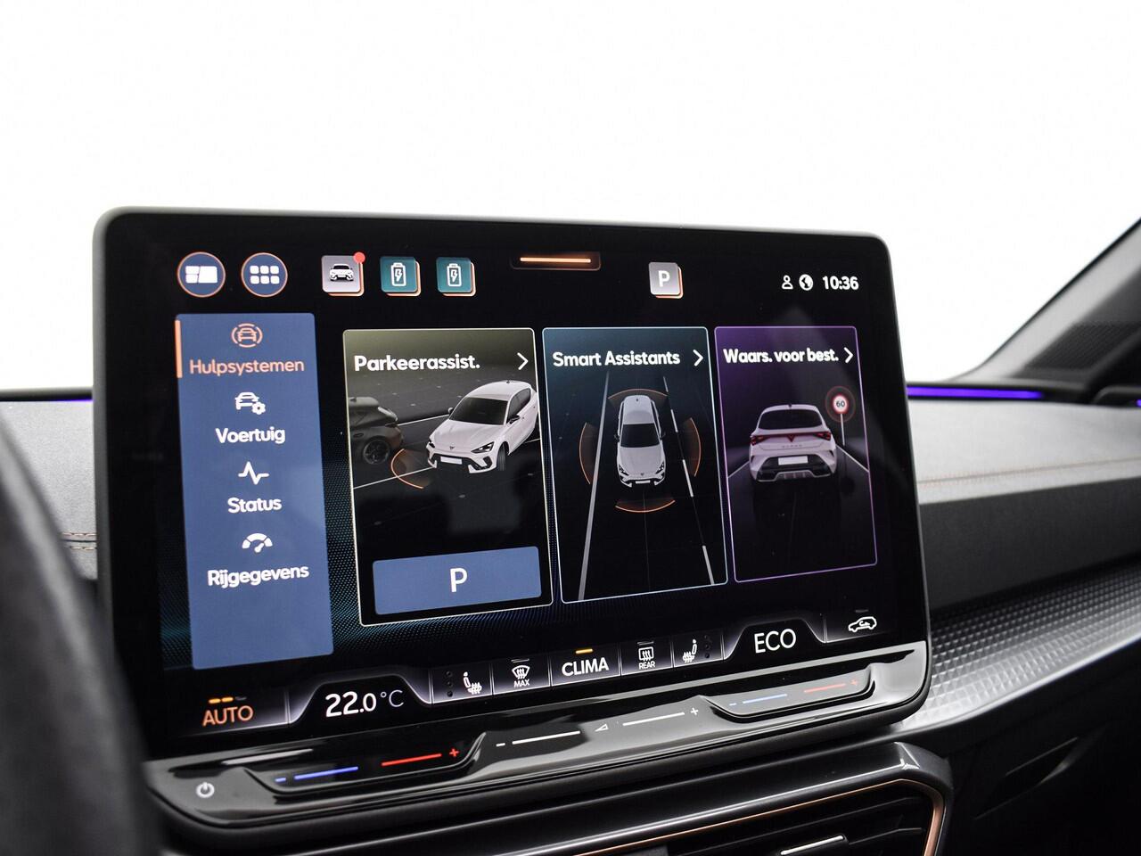 Cupra Leon 1.5 TSI 204pk DSG e-Hybrid VZ Performance · Panoramadak · Camera · Keyless · Dodehoek Detectie · Sennheiser Audio · Elek. Voorstoelen · Carbon Spiegelkappen · 19'' Inch · Garantie t/m 02-02-2030 of 100.000km