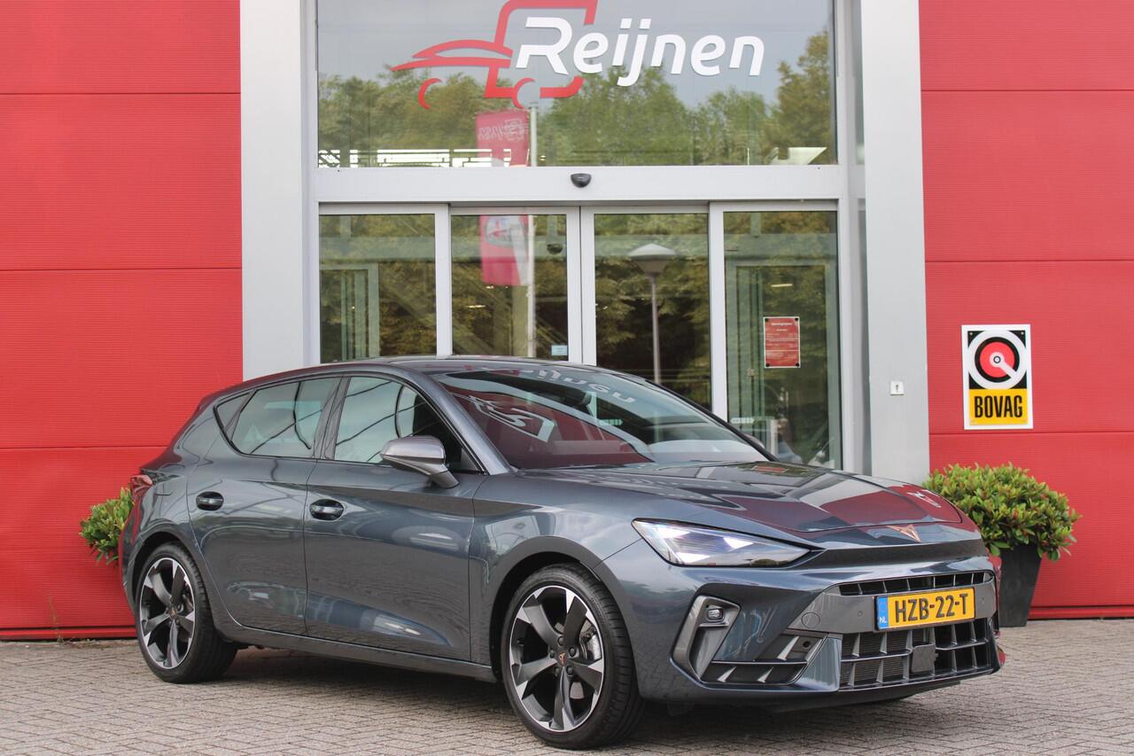 Cupra Leon 1.5 eTSI 150PK BUSINESS EDITION | LED MATRIX KOPLAMPEN | DRAADLOZE APPLE CARPLAY/ANDROID AUTO | NAVIGATIE | ACHTERUITRIJ CAMERA | 18" LICHTMETALEN VELGEN "GARBI" | DRAADLOZE TELEFOONLADER | STOEL/STUUR VERWARMING | 12,9" INFORTAINMENT SYSTEM | ZWARTE HEM
