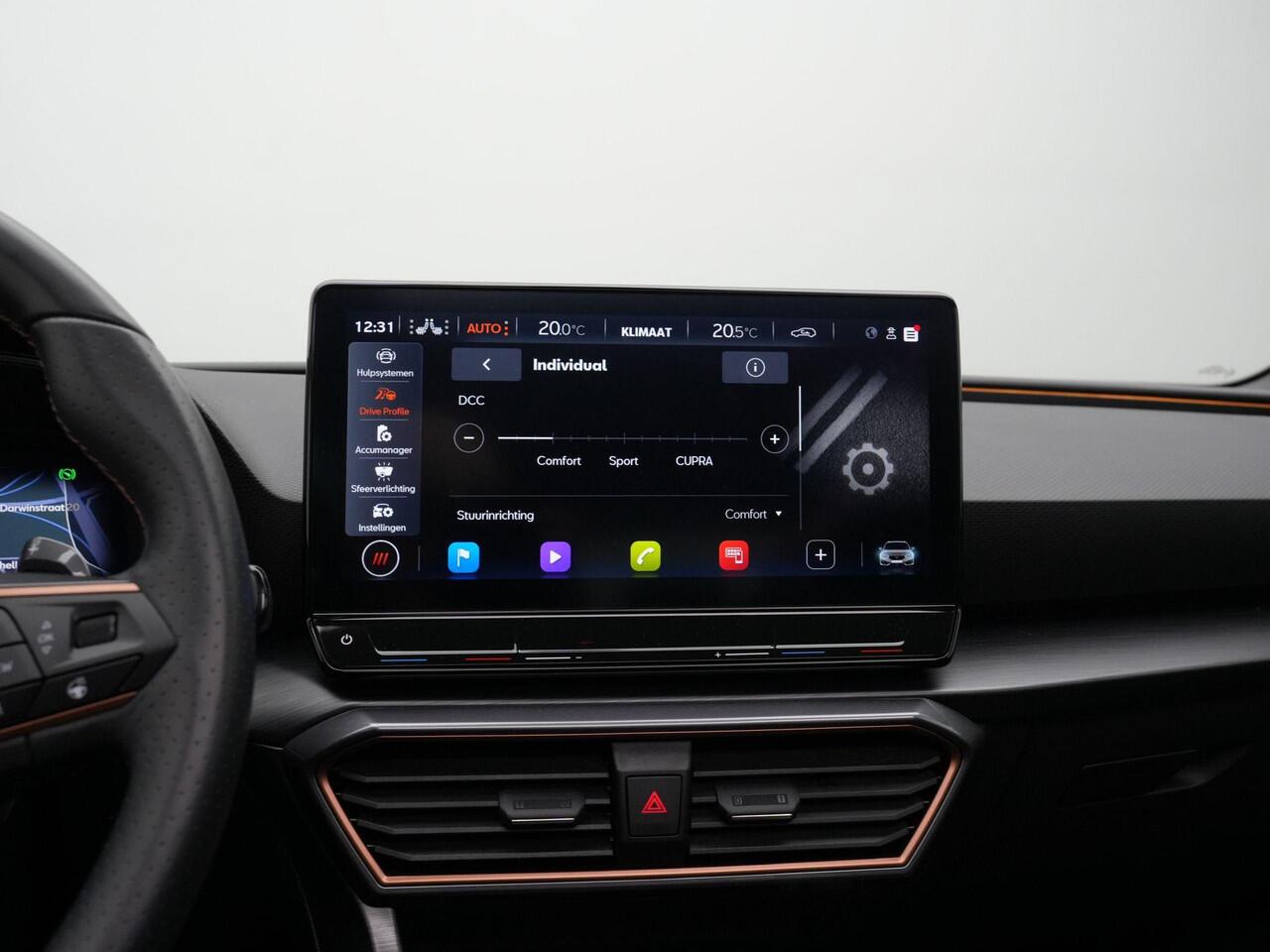 Cupra Leon Sportstourer 1.4 e-Hybrid 245 pk DSG VZ CUP | Panoramadak | Adaptief onderstel | Stuur-/stoelverwarming | Achteruitrijcamera