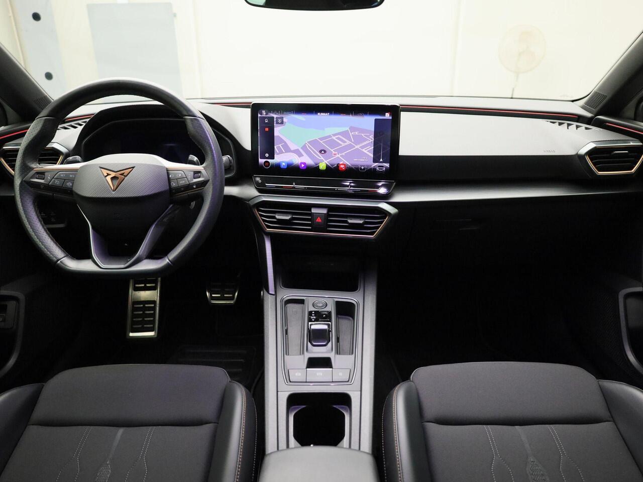 Cupra Leon Sportstourer 1.4e-Hybrid 150kW 204PK VZ DSG automaat · Navigatie · Apple/Android Car Play · Camera + Parkeersensoren · Keyless