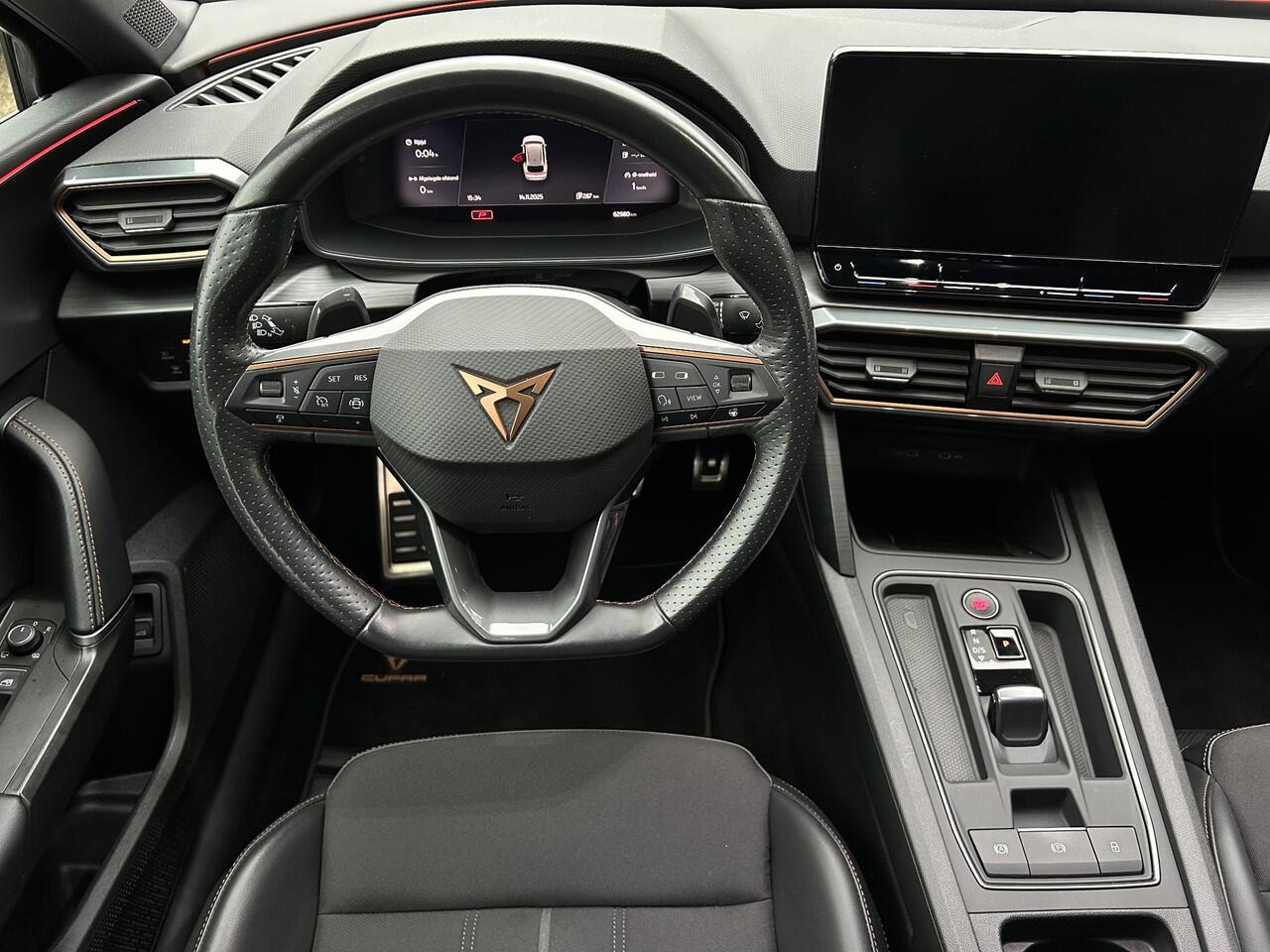 Cupra Leon Sportstourer 1.4 e-Hybrid /BTW/Apple & Android Carplay/BTW/Sportstoelen verwarmd/Park. Sens./Keyless/Sfeerverlichting/18'' LMV/ Navi/(MET GARANTIE*)