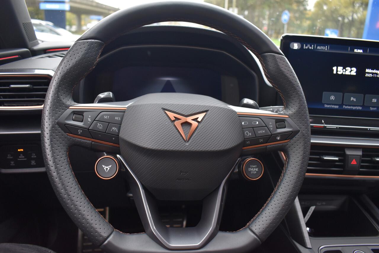 Cupra Leon Sportstourer 1.4 e-Hybrid VZ Performance 245PK | SOH 99.6% | Stuur/Stoelverwarming | ACC | Navi | 12 mnd BOVAG garantie | Whatsapp 06-53188999