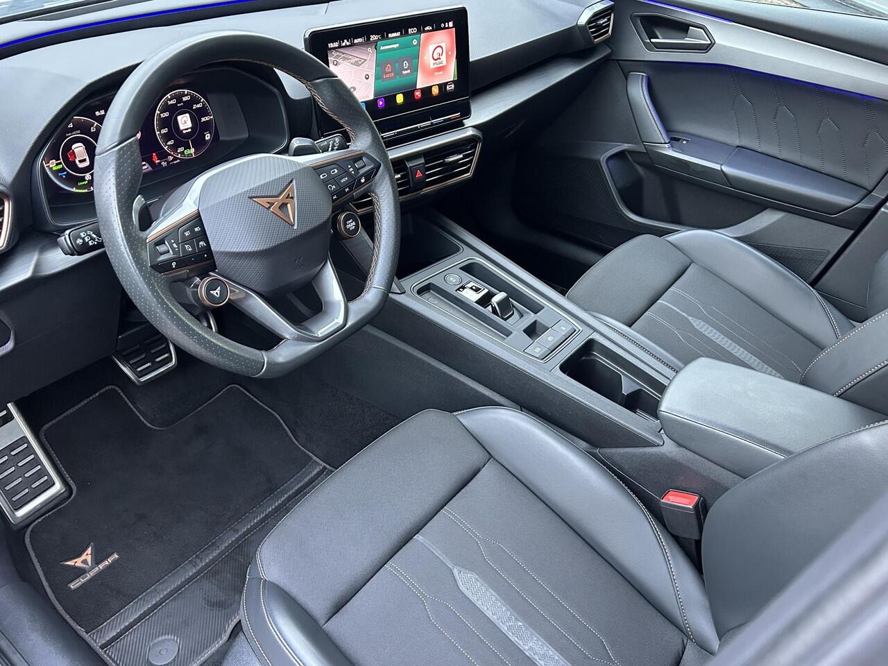 Cupra Leon Sportstourer 1.4 e-Hybrid VZ Performance /Apple & Android carplay/Achteruitrijcamera/Stoel- & stuurverwarming/Parkeer assist./19'' LMV/Cruise & clima contr./ (MET GARANTIE*)