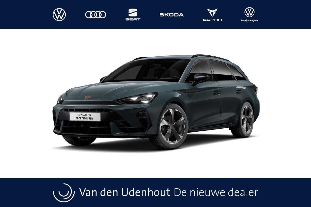 Cupra Leon Sportstourer 1.5 TSI e-Hybrid 204 6DSG Essential | Digitaal instrumentenpaneel (Virtual Cockpit) | Draadloze Apple CarPlay(TM), Android Auto(TM) | Elektronisch Sperdifferentieel (XDS)