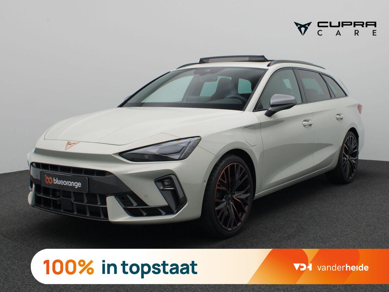 Cupra Leon Sportstourer 1.5 TSI e-Hybrid VZ Performance 272 PK DSG matrix led, schuif-kanteldak, achteruitrijcamera, stuur-stoelverwarming, adaptive cruise met travel assist, elek. verstelbare voorstoel, side assist, keyless, 19" lichtmetaal
