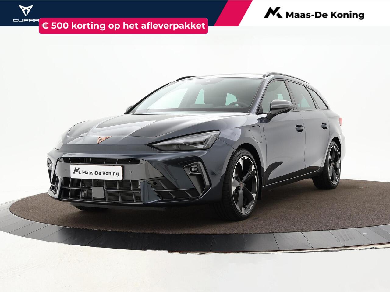 Cupra Leon Sportstourer 1.5 TSI 204pk DSG e-Hybrid Business · Apple/Android Car Play · Camera · Elek. Trekhaak · Elek. Achterklep · Sfeerverlichting · 18'' Inch · Garantie t/m 24-06-2028 of 90.000km