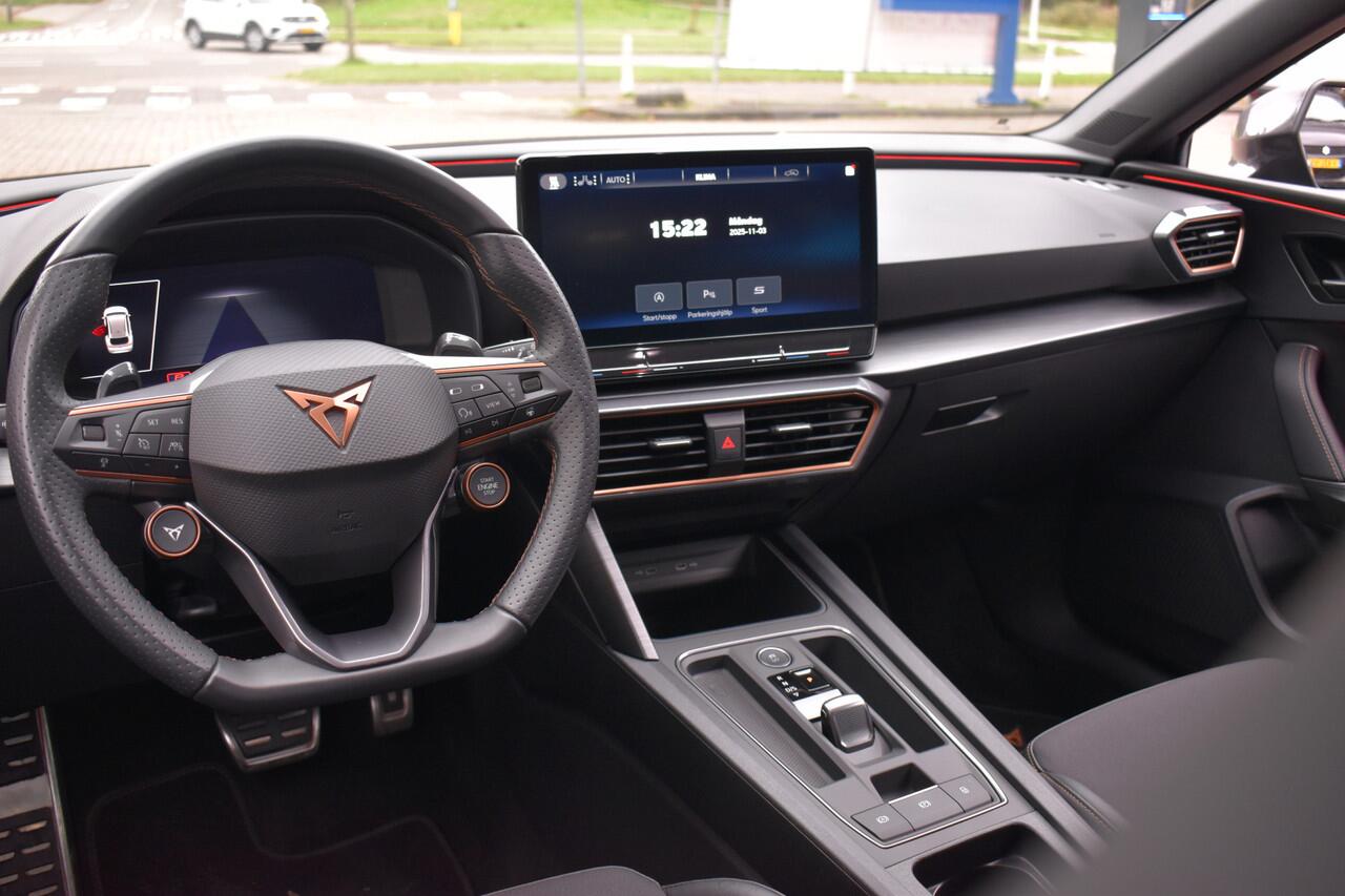 Cupra Leon Sportstourer 1.4 e-Hybrid VZ Performance 245PK | SOH 99.6% | Stuur/Stoelverwarming | ACC | Navi | 12 mnd BOVAG garantie | Whatsapp 06-53188999