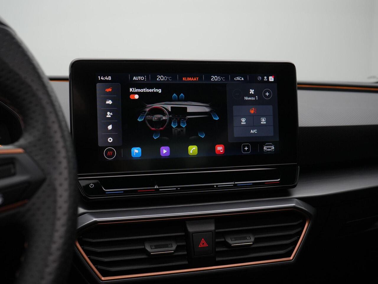 Cupra Leon Sportstourer 1.4 e-Hybrid 245 pk VZ Performance | Panoramadak | Kuipstoelen | LED | Adaptieve onderstelregeling (DCC) | Side assist | 19 inch