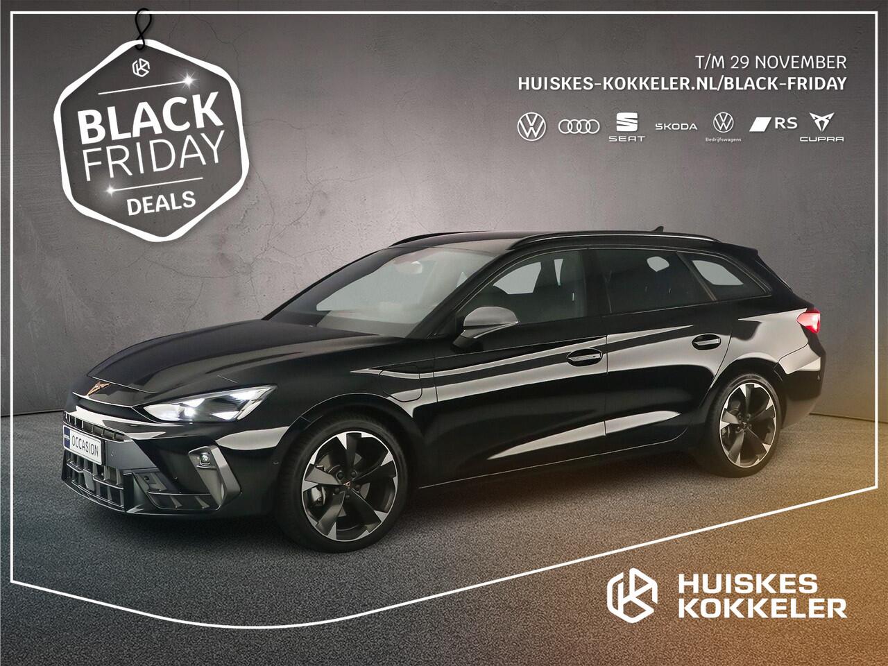 Cupra Leon Sportstourer Business 1.5 TSI eHybrid 204pk DSG Automaat Adaptive cruise control, Navigatie, Achteruitrijcamera, Elektrische achterklep, Stoelverwarming, Stuurwiel verwarmd