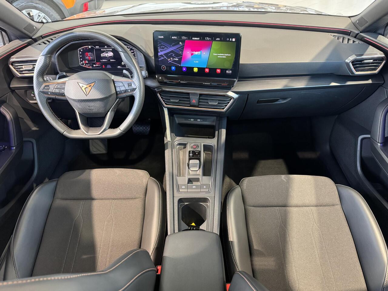 Cupra Leon Sportstourer 1.5 eTSI Automaat Business Edition | ¤ 1.000 INRUILPREMIE | Panorama Schuifdak | Navigatie | Climate Control | LED Verlichting | 18"Lmv | Camera | Keyless Go | Apple Carplay/Android Auto ( Vestiging - Vianen )