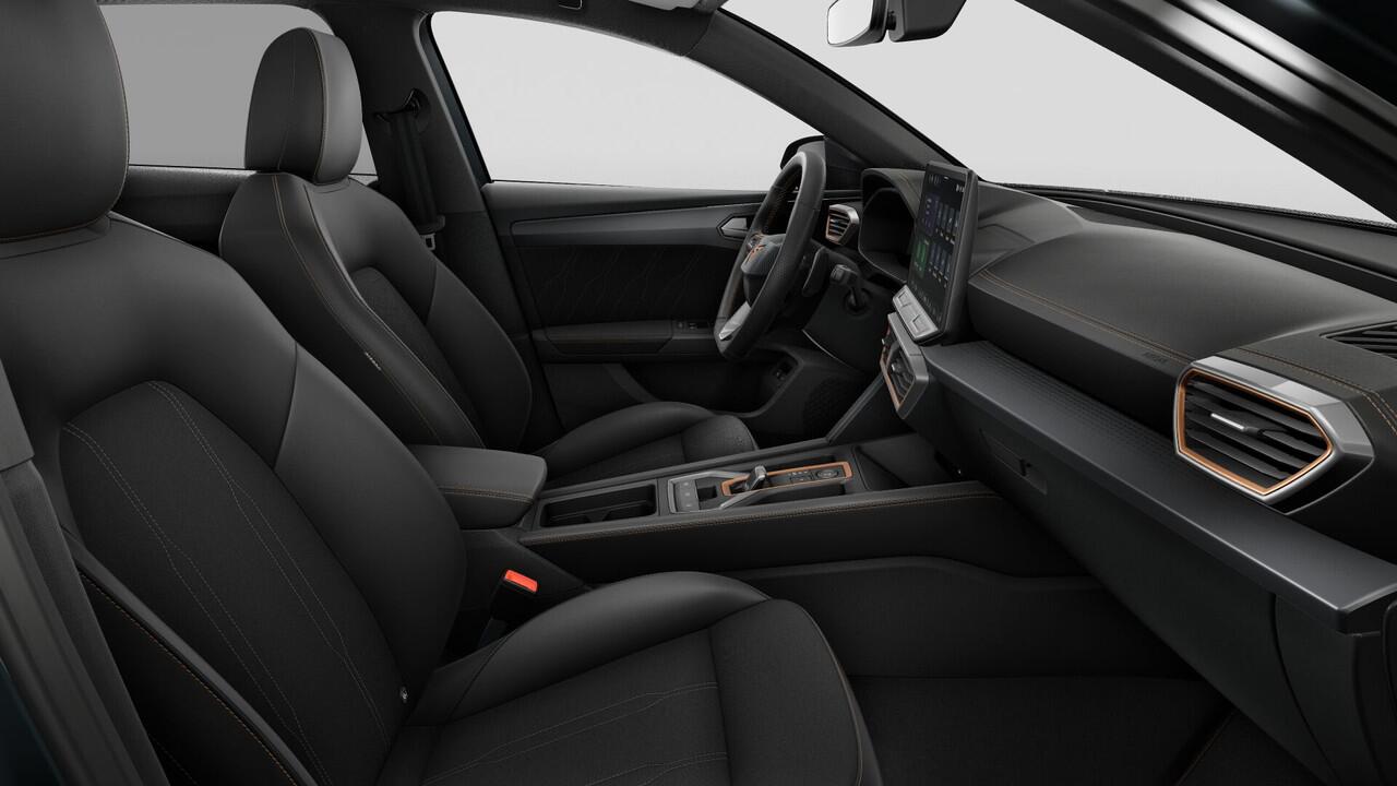 Cupra Leon Sportstourer 1.5 TSI e-Hybrid 204 6DSG Essential | Digitaal instrumentenpaneel (Virtual Cockpit) | Draadloze Apple CarPlay(TM), Android Auto(TM) | Elektronisch Sperdifferentieel (XDS)