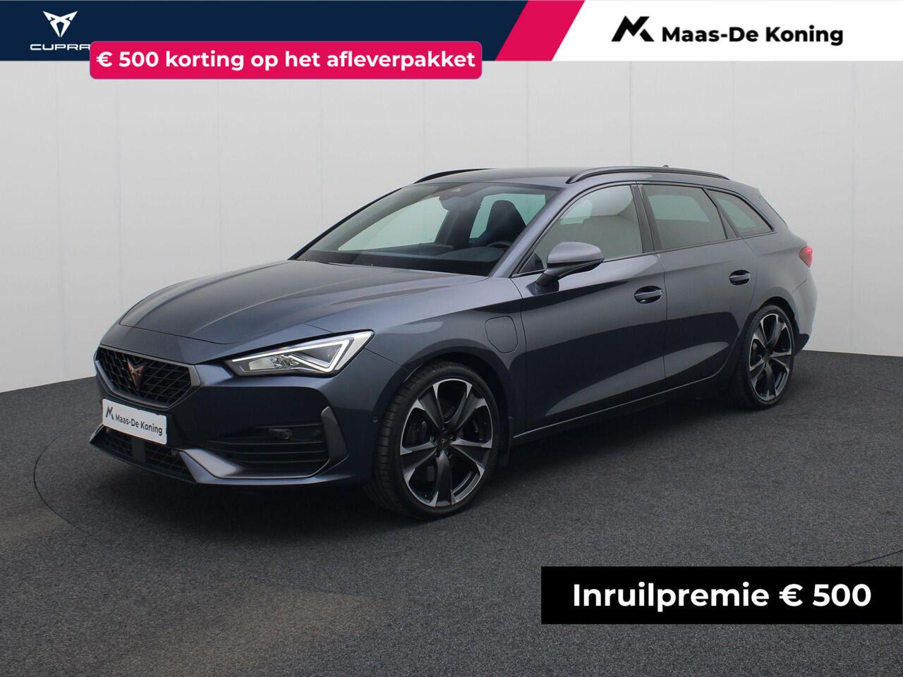 Cupra Leon Sportstourer 1.4e-Hybrid 180kW/245PK VZ DSG · Trekhaak · Camera + Parkeersensoren · Navigatie · Garantie tot april 2027 of 90000km