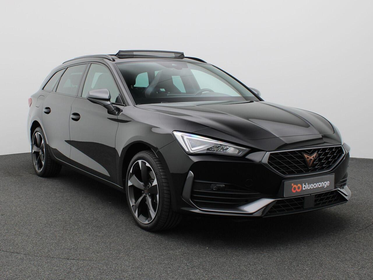 Cupra Leon Sportstourer 1.4 e-Hybrid Business 204PK DSG Pano-Schuifdak, Adaptieve Cruise Controle, Virtual Pedal, Side Assist, Keyless, Stoel-Stuurverwarming, Memorystoel, 18" LM Velgen