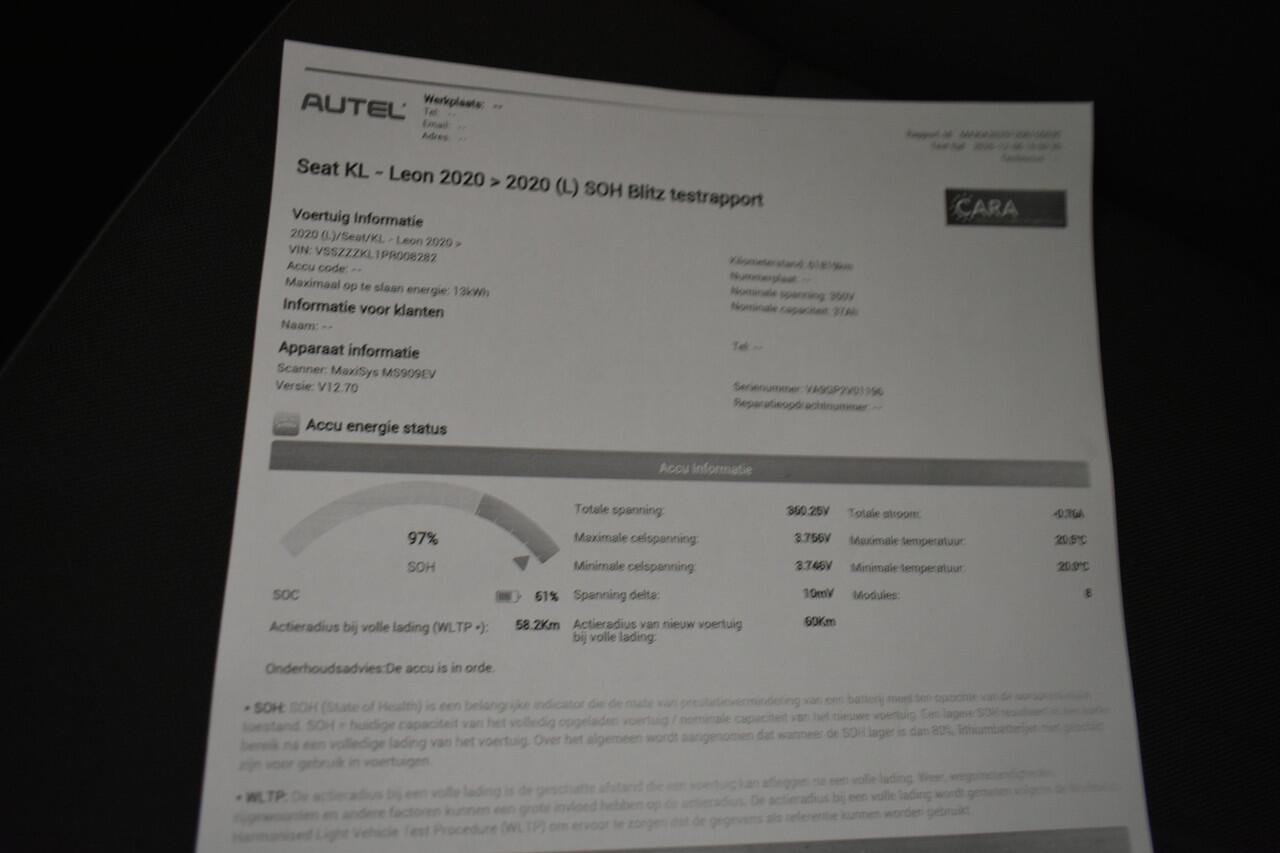 Cupra Leon 1.4 e-Hybrid VZ Black Edition 245PK Camera Virtual Stoel verw