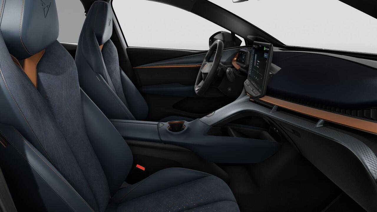 Cupra Tavascan 77kWh Elektromotor 286 1AT Adrenaline | Digitaal instrumentenpaneel (Virtual Cockpit) | Head-up Display met 'Augmented Reality' | Multifunctioneel verwarmbaar stuurwiel met start- & CUPRA-knop