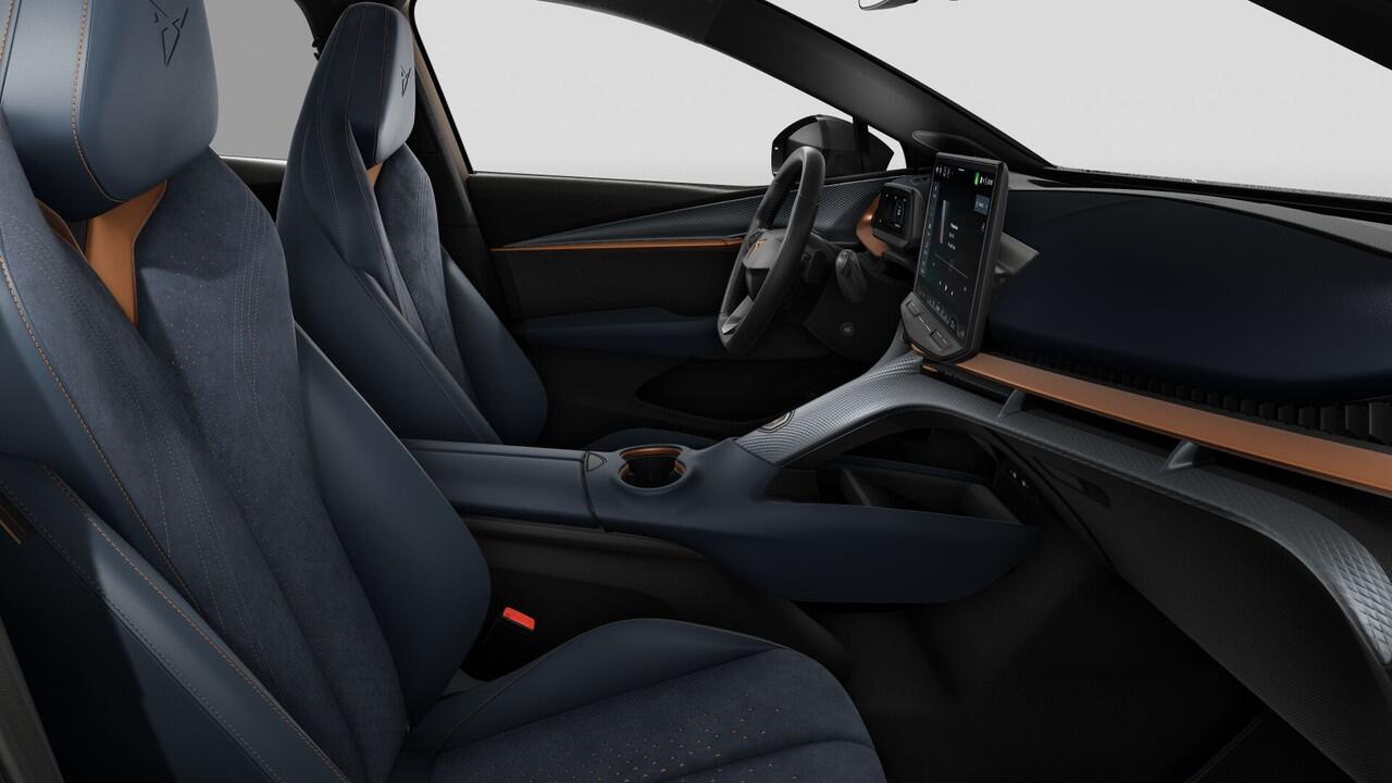 Cupra Tavascan 77kWh Elektromotor 286 1AT Adrenaline | Digitaal instrumentenpaneel (Virtual Cockpit) | Head-up Display met 'Augmented Reality' | Multifunctioneel verwarmbaar stuurwiel met start- & CUPRA-knop