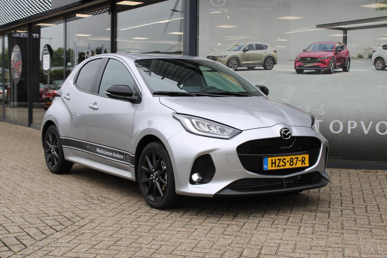 Mazda 2 Hybrid 1.5 Homura , Demovoordeel ¤ 4.490,-, Automaat, Apple Carplay, Clima, Adap.Cruise, LMV 17 Inch, Camera, PDC, Stuur/Stoelverwarming