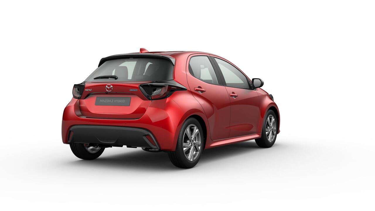 Mazda 2 Hybrid 1.5 Exclusive-line AUTOMAAT NAVI D.M.V APPLE CARPLAY | ANDROID | ACHTERUITRIJCAMERA | 16 INCH LMV 32.090,- -2500 inruilvoordeel 6 JAAR GARANTIE!