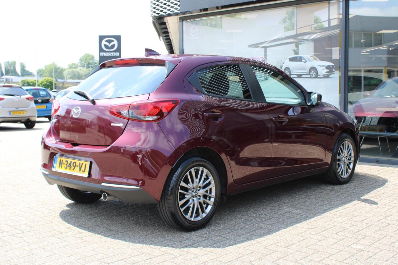 Mazda 2 1.5 Skyactiv-G Luxury , Navi, Apple Carplay, Clima, Cruise, PDC, LMV 16 Inch, Stuur/Stoelverwarming, LKA