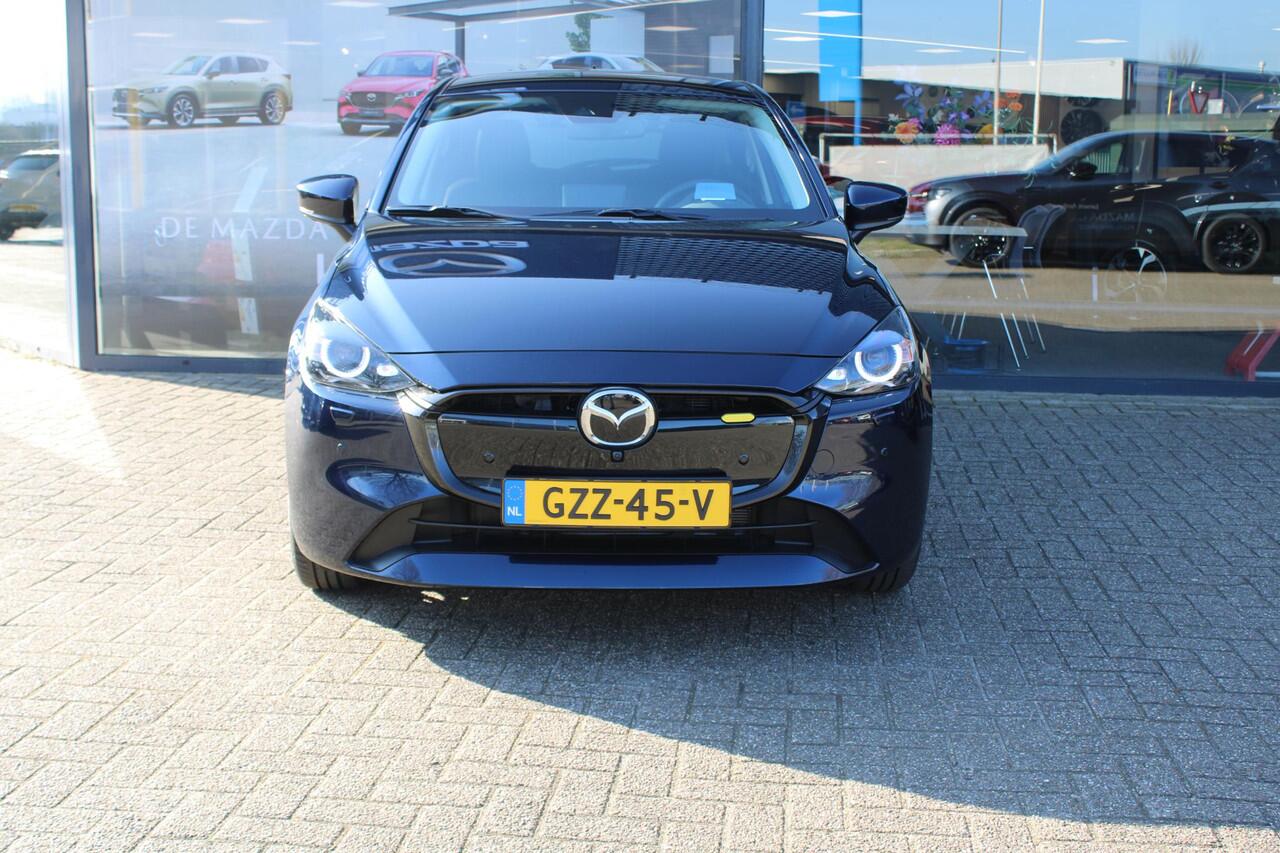 Mazda 2 1.5 e-SkyActiv-G 90 Exclusive-Line + DA Pack, Demovoordeel ¤4.340-, Navi, Apple Carplay, 360 Camera, PDC, Clima, Adap. Cruise, Stuur/Stoelverwarming