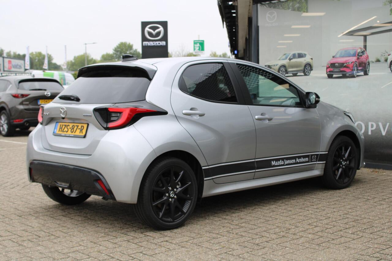 Mazda 2 Hybrid 1.5 Homura , Demovoordeel ¤ 4.490,-, Automaat, Apple Carplay, Clima, Adap.Cruise, LMV 17 Inch, Camera, PDC, Stuur/Stoelverwarming