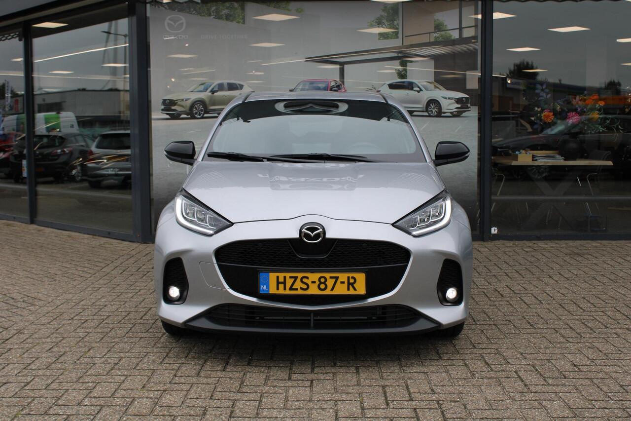Mazda 2 Hybrid 1.5 Homura , Demovoordeel ¤ 4.490,-, Automaat, Apple Carplay, Clima, Adap.Cruise, LMV 17 Inch, Camera, PDC, Stuur/Stoelverwarming