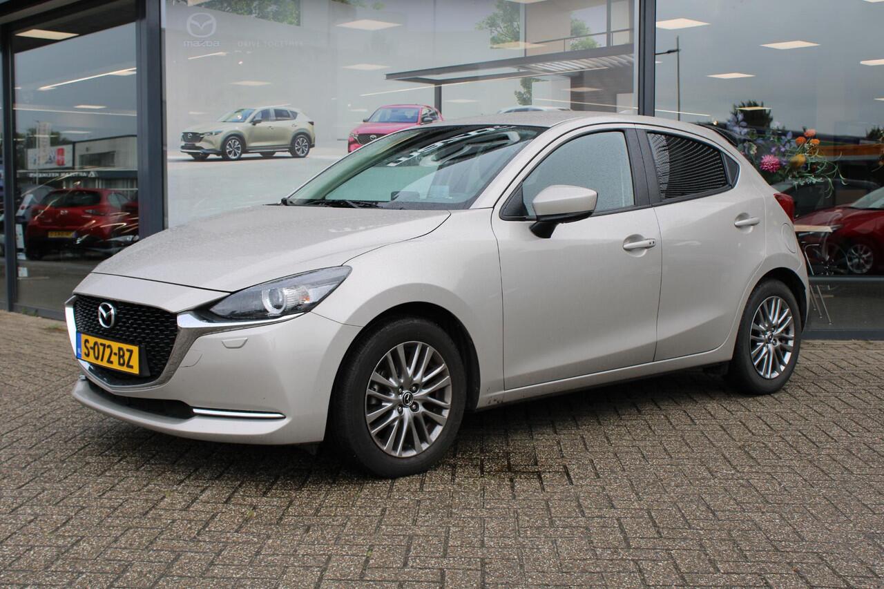 Mazda 2 1.5 Skyactiv-G Luxury + I-Activsense Pack, Spoiler, Navi, HUD, LMV 16 Inch, Apple CarPlay, Camera, PDC, Stuur/Stoelverwarming, Clima