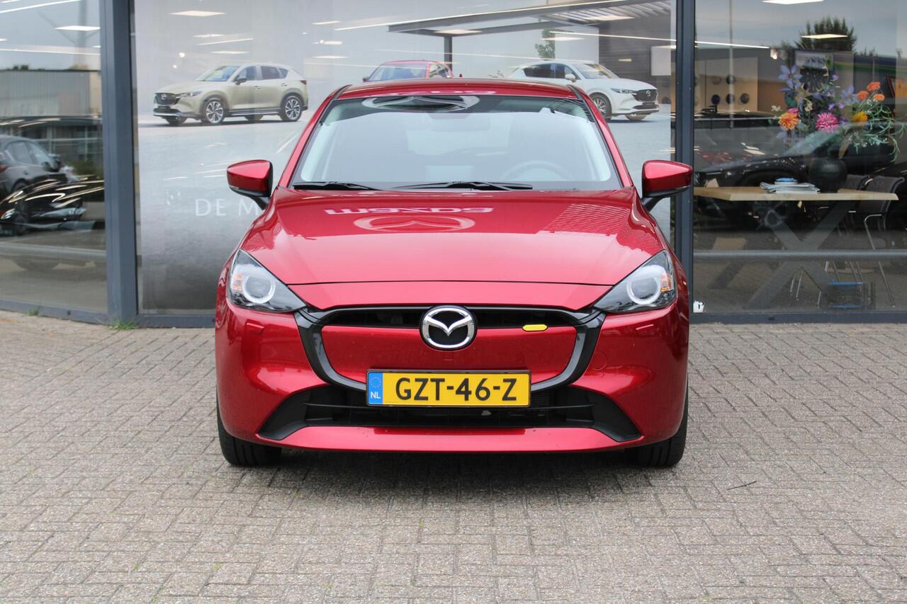 Mazda 2 1.5 e-SkyActiv-G 90 Exclusive-Line , Demovoordeel ¤3.340 -, Apple Carplay, LMV 16 Inch, Camera, PDC, Clima, Cruise, Stuur/Stoelverwarming, BSM, LKA