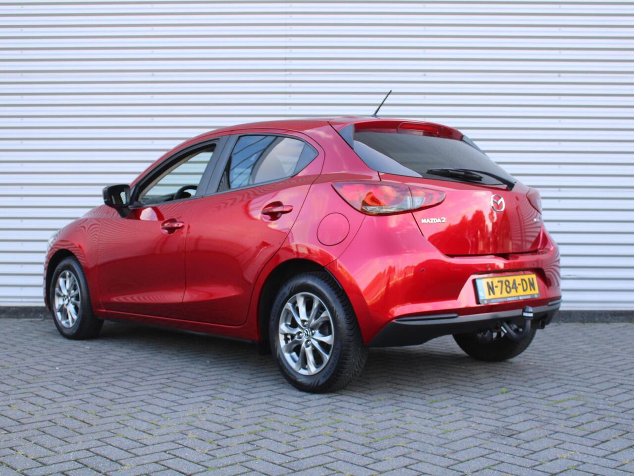 Mazda 2 1.5 Skyactiv-G Comfort | Trekhaak | Automaat | CarPlay | 15" LM | Cruise | PDC | Airco | LED |
