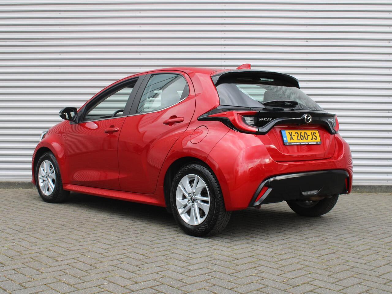Mazda 2 Hybrid 1.5 Agile | Comfort pakket | 15" LM | Stuur/-stoelverwarming | Carplay | Cruise adapt. |
