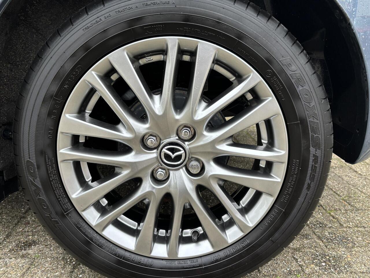 Mazda 2 1.5 e-SkyActiv-G 90 Exclusive-Line NL-Auto, Dealer Ondh. Navigatie, Apple Carplay /Android Auto, Camera 360, Add. Cruise Controle, Parkeerhulp v, Head-up, Lichtmetaal.