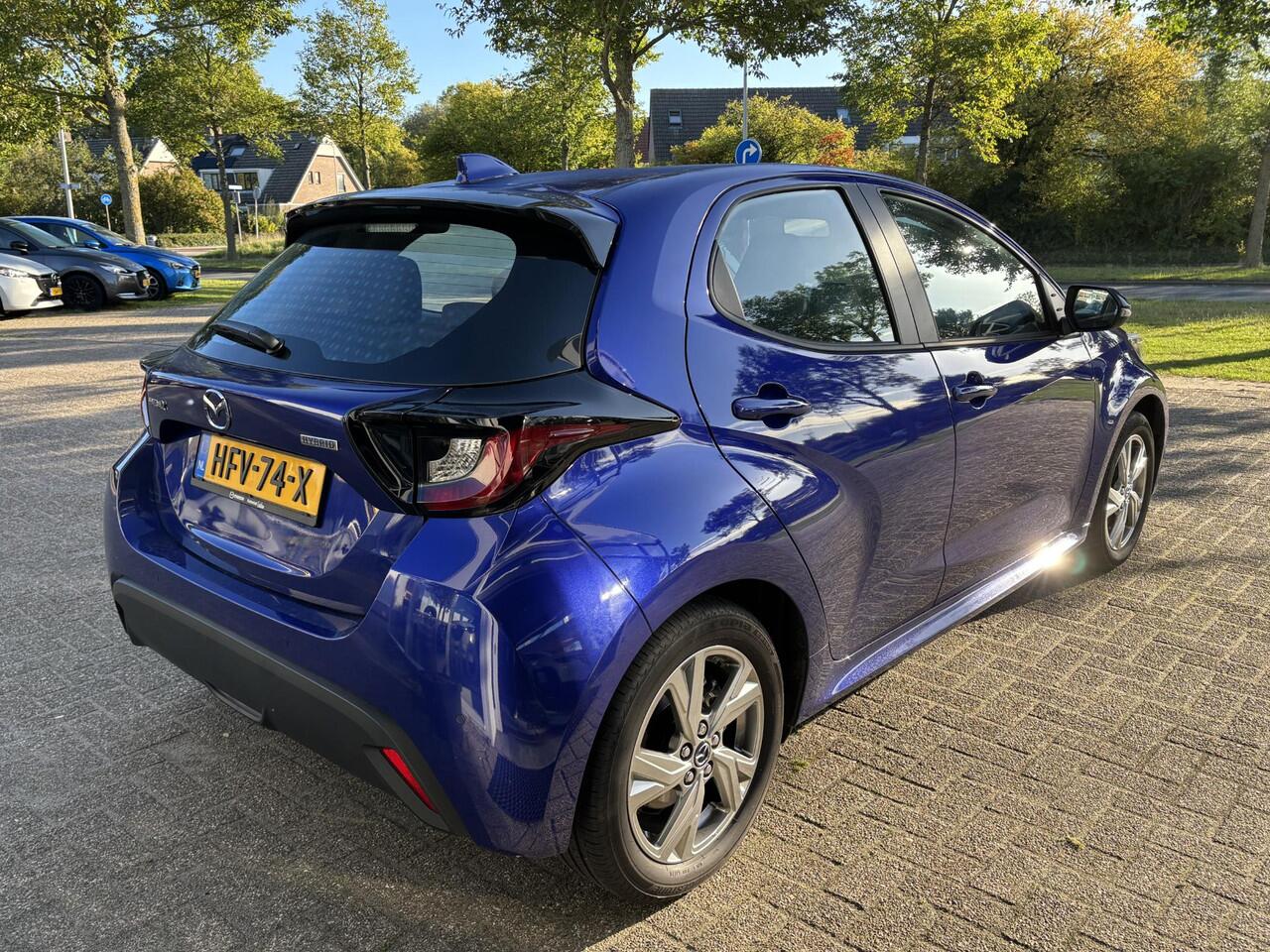 Mazda 2 Hybrid 1.5 Exclusive-line NL-Auto, Automaat, Hybride, Apple Carplay /Android Auto, Automatische Airco, A. Rij-Camera, Stoelverw +Stuurverw, Cruise Controle Add., Keyless Entry, Keyless Start, Lichtmetaal.
