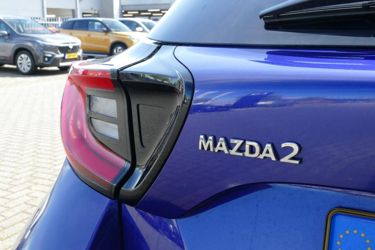 Mazda 2 Hybrid 1.5 Homura | Adapt Cruise | Apple/Android | Camera | Stoel/-stuurverw | RIJKLAARPRIJS!!
