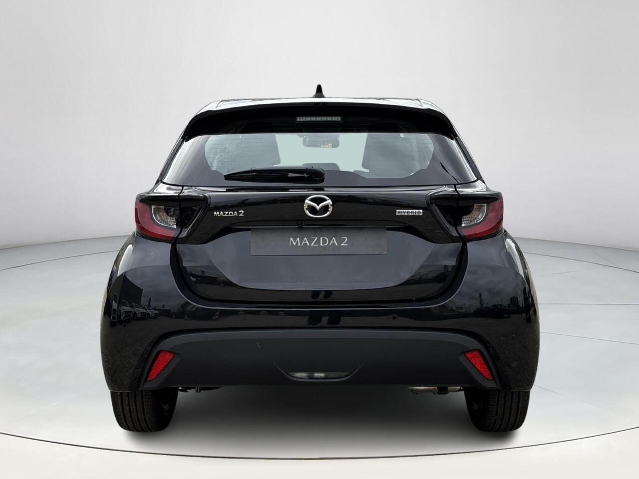 Mazda 2 Hybrid 1.5 Exclusive-line | Stoel/stuurverwarming | Grootlicht hulp | Climate controll | Parkeerhulp voor+achter | Achteruitrijcamera | Keyless start+entry |