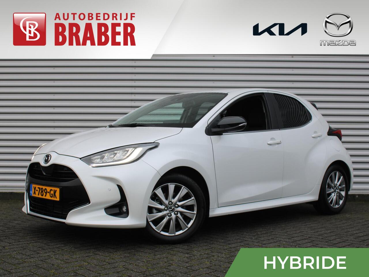 Mazda 2 Hybrid 1.5 Select | 16" LM | Stoel- & stuurverwarming | HUD | Camera | Dodehoek sensor |