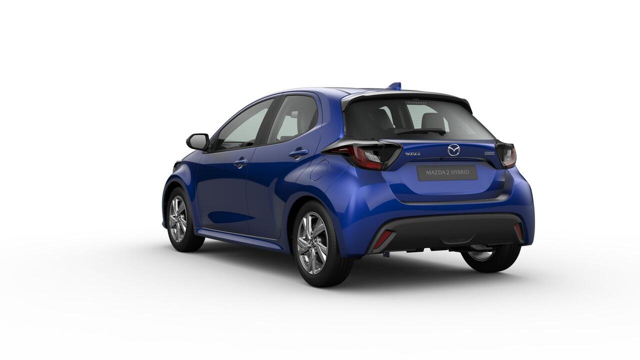 Mazda 2 Hybrid 1.5 Exclusive-line AUTOMAAT NAVI D.M.V APPLE CARPLAY / ANDROID | ACHTERUITRIJCAMERA | 16 INCH LMV 31.890,- -2500 inruilvoordeel 6 JAAR GARANTIE!