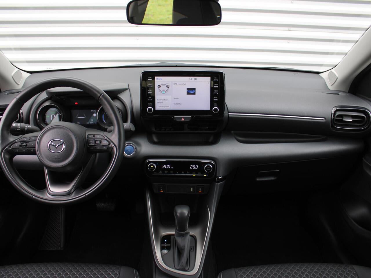 Mazda 2 Hybrid 1.5 Agile | Comfort pakket | Trekhaak | CarPlay | Camera | Stuur-/stoelverwarming | Cruise adapt. | 15" LM |