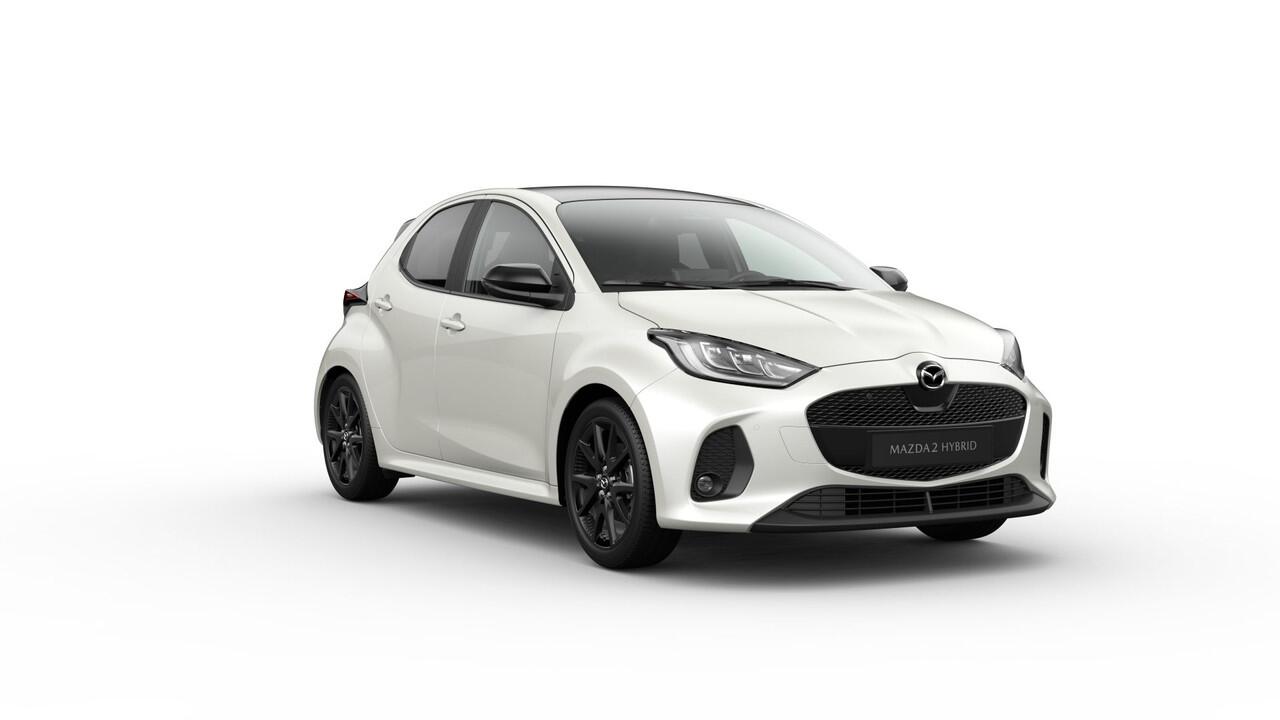 Mazda 2 Hybrid 1.5 Homura Plus AUTOMAATNAVI DMV APPLE CARPLAY / ANDROID | ACHTERUITRIJCAMERA | 17 INCH LMV | WINTERPAKKET | PANORAMADAK 36.840,- -2500 inruilvoordeel 6 JAAR GARANTIE!