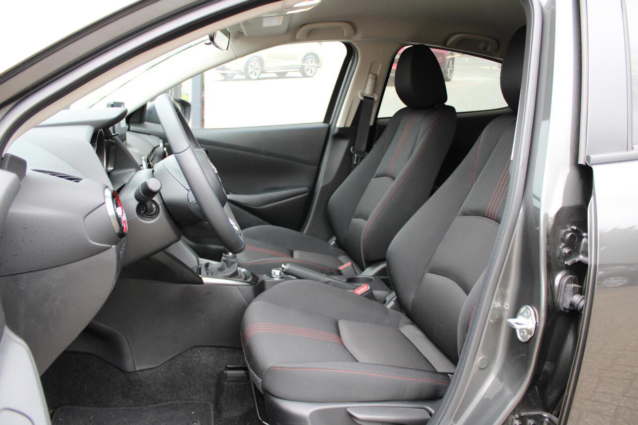 Mazda 2 1.5 e-SkyActiv-G 90 Homura , Demovoordeel ¤3.340 -, Apple Carplay, LMV 16 Inch, Camera, PDC, Clima, Cruise, Stuur/Stoelverwarming, BSM, LKA