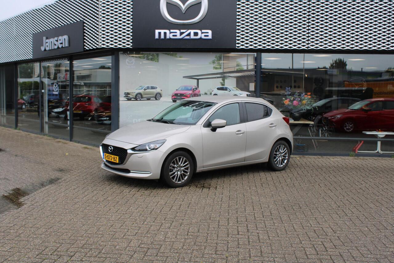 Mazda 2 1.5 Skyactiv-G Luxury + I-Activsense Pack, Spoiler, Navi, HUD, LMV 16 Inch, Apple CarPlay, Camera, PDC, Stuur/Stoelverwarming, Clima