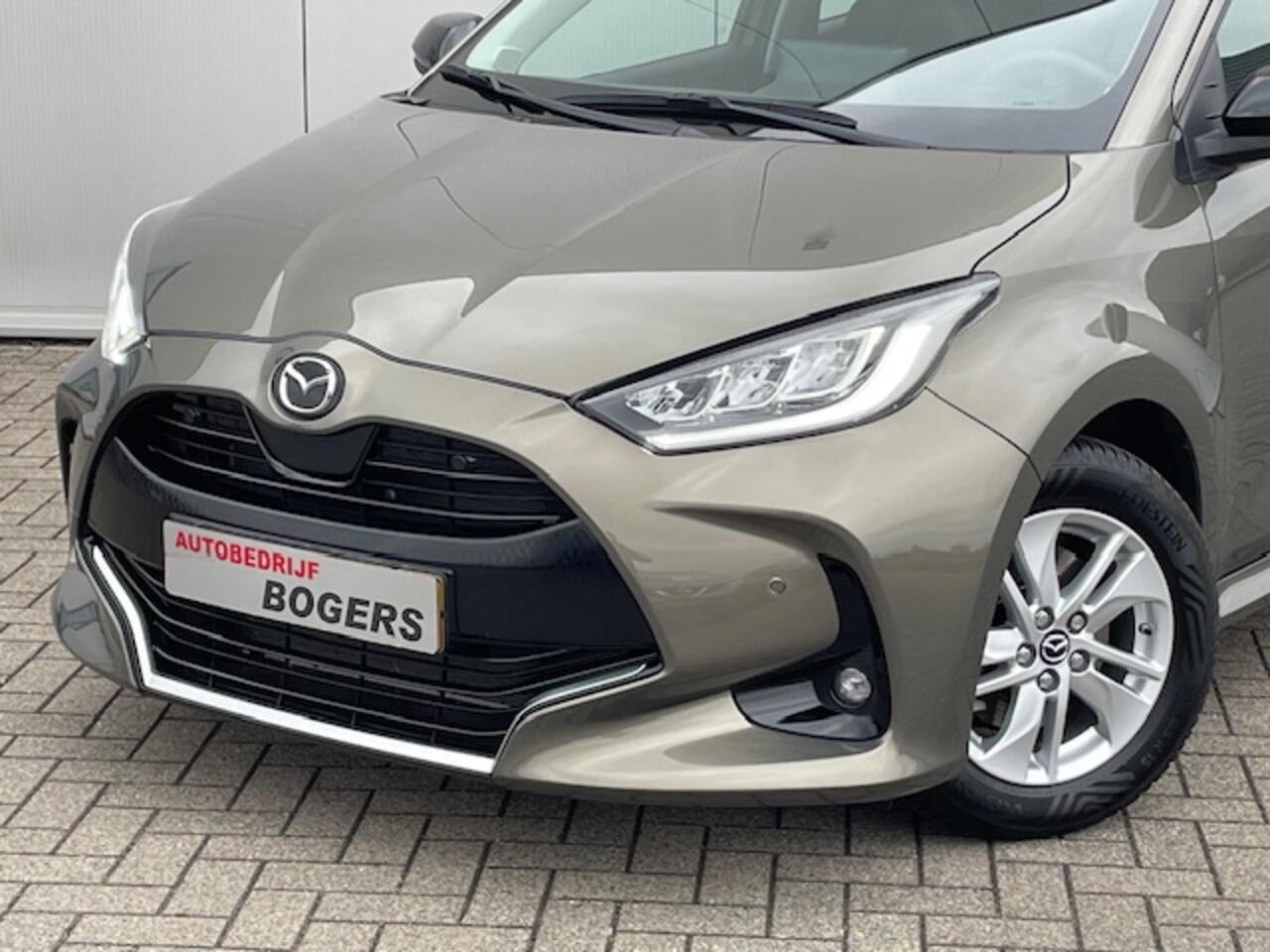 Mazda 2 Hybrid 1.5 Hybrid Agile Automaat Navigatie ( via Apple Carplay/Android Auto, Climate Control, LED, 15"Lm, Stoel/Stuurverwarming, Dodehoek Detectie