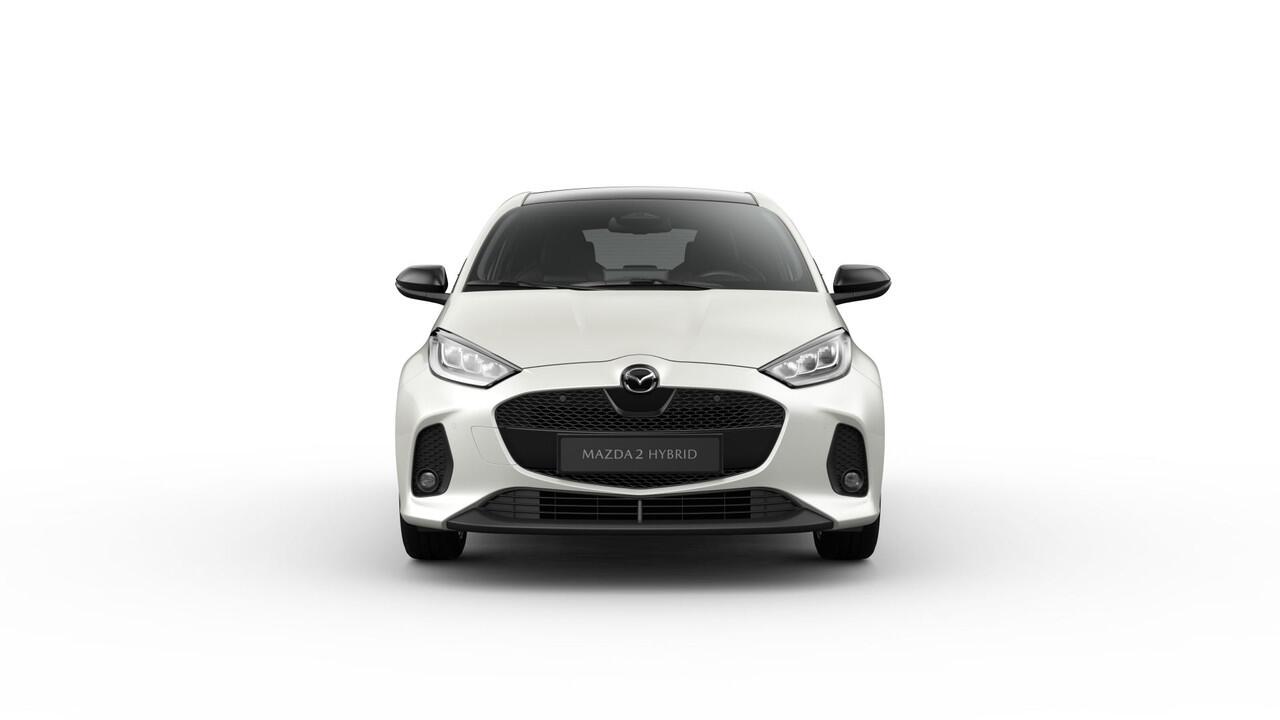 Mazda 2 Hybrid 1.5 Homura Plus AUTOMAATNAVI DMV APPLE CARPLAY / ANDROID | ACHTERUITRIJCAMERA | 17 INCH LMV | WINTERPAKKET | PANORAMADAK 36.840,- -2500 inruilvoordeel 6 JAAR GARANTIE!