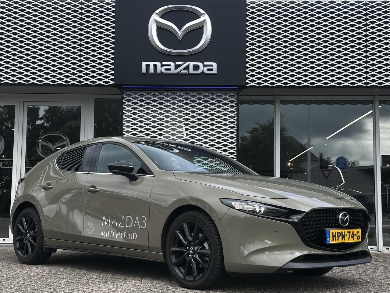 Mazda 3 2.5 e-SkyActiv-G M Hybrid 140 Nagisa | AUTOMAAT | ALL SEASON | CAMERA | PARKEER SENSOREN VOOR EN ACHTER |