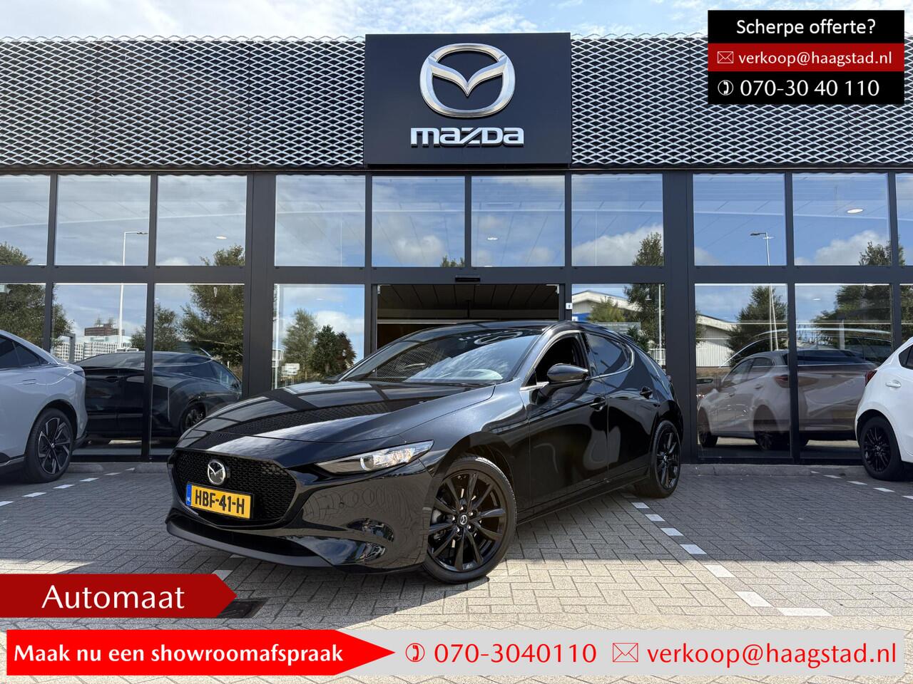 Mazda 3 2.0 e-SkyActiv-X M Hybrid 186 Homura BTW auto / Garantie t/m 02-2030 / Huidige nieuwprijs ¤41.610,-