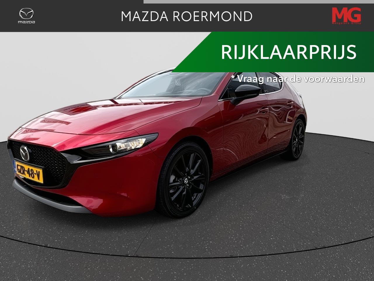 Mazda 3 2.5 e-SkyActiv-G M Hybrid 140 Homura | Rijklaar | Apple Carplay | Parkeersensor | Stoelverwarming