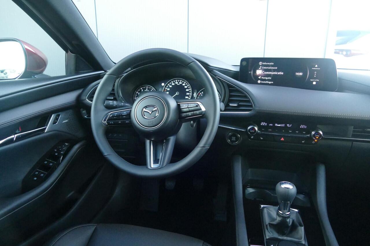 Mazda 3 2.0 e-SkyActiv-X M Hybrid 186 Takumi | DEMO| FULL OPTION | LEDER | RIJKLAARPRIJS!