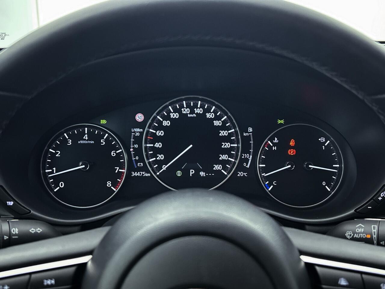 Mazda 3 2.0 e-SkyActiv-G M Hybrid 150 Homura Stoelverwarming | Achter camera | Blindspot