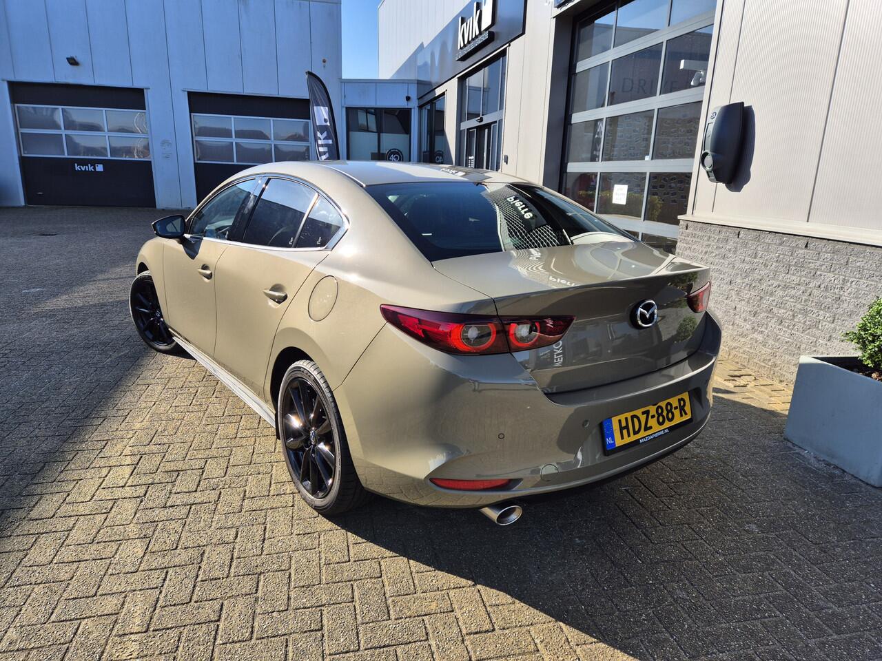 Mazda 3 2.0 e-SkyActiv-X M Hybrid 186 Takumi | AUTOMAAT | FULL BLACK PACK | 18-INCH LMV | BOSE | 360 CAMERA |