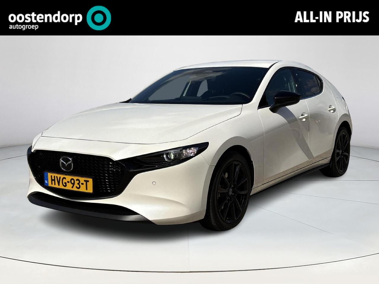 Mazda 3 2.5 e-SkyActiv-G M Hybrid 140 Homura | Navigatie systeem | Lichtmetalen velgen | Achteruitrijcamera | Adaptieve Cruise Contro | Draadloze Applecarplay en Android Auto |